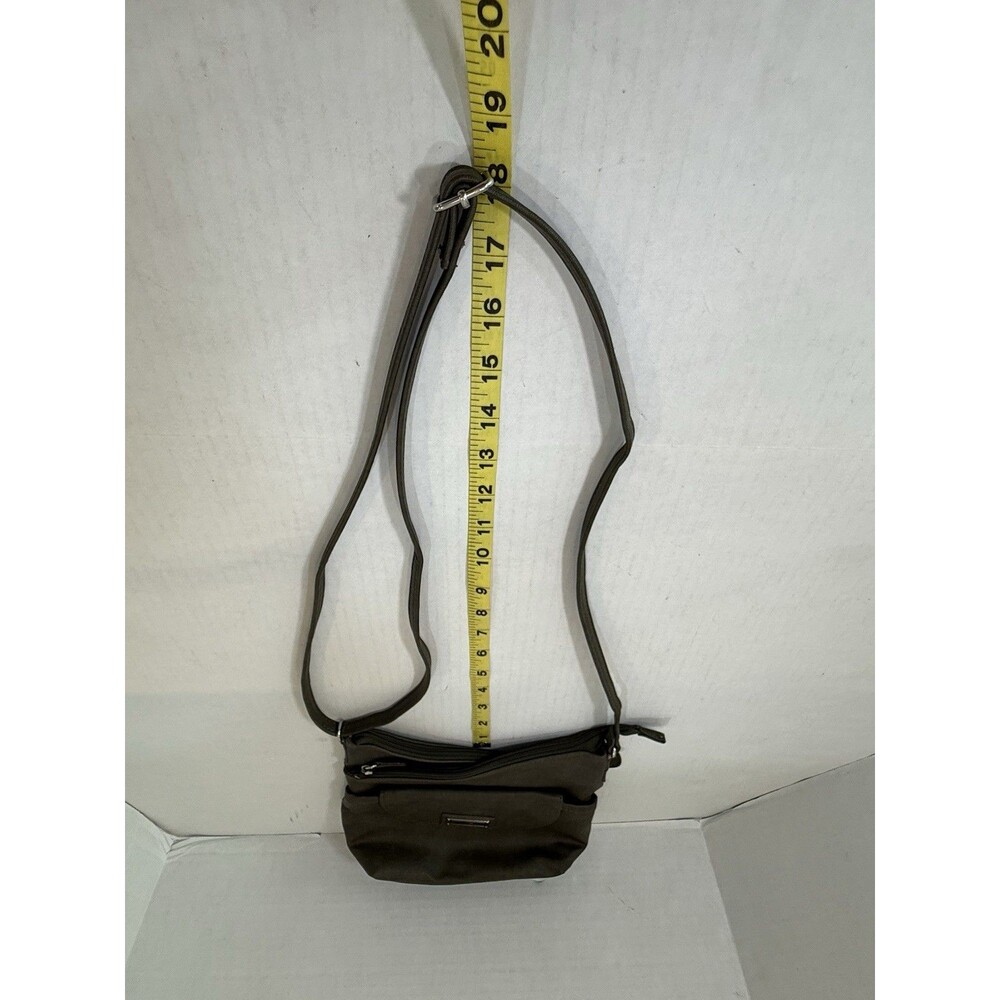 MultiSac Vista Adjustable‎ Crossbody Shoulder Strap Vegan Leather Olive Green - Picture 9 of 16